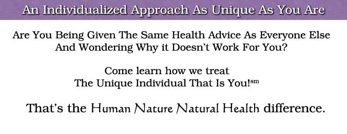 Our Individualized Approach to Holistic Health Care